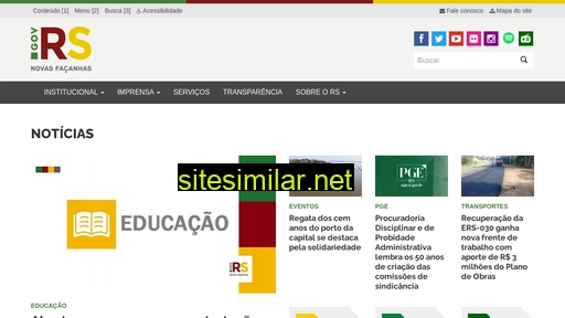 estado.rs.gov.br alternative sites