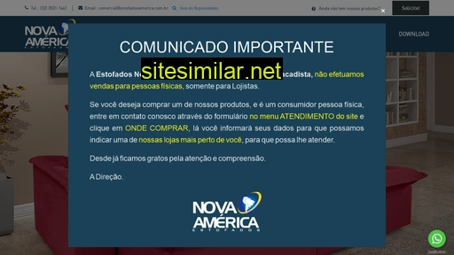 estofadosamerica.com.br alternative sites