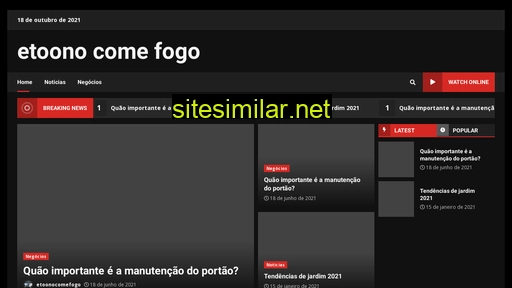 etoonocomefogo.com.br alternative sites