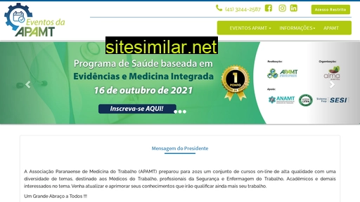 eventosapamt.org.br alternative sites