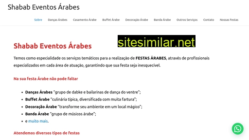 eventosarabes.com.br alternative sites