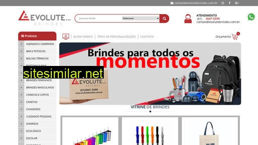 evolutebrindes.com.br alternative sites