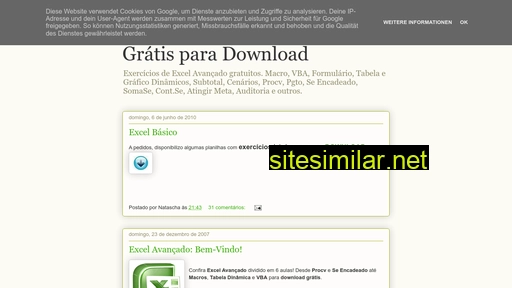 excelavancado.com.br alternative sites