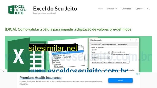 exceldoseujeito.com.br alternative sites
