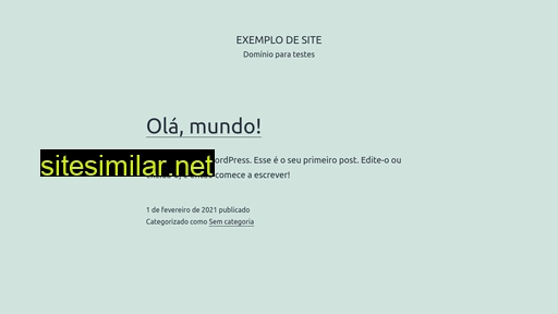 exemplodesite.com.br alternative sites