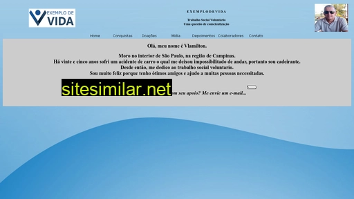 exemplodevida.com.br alternative sites