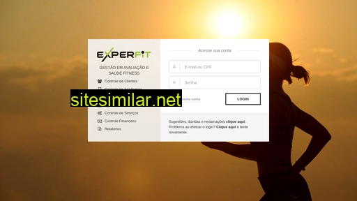experfit.com.br alternative sites