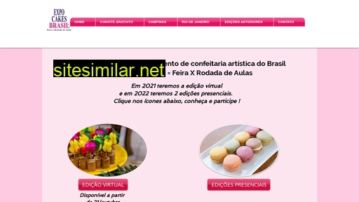 expocakeseventos.com.br alternative sites