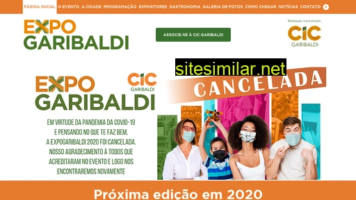 expogaribaldi.com.br alternative sites
