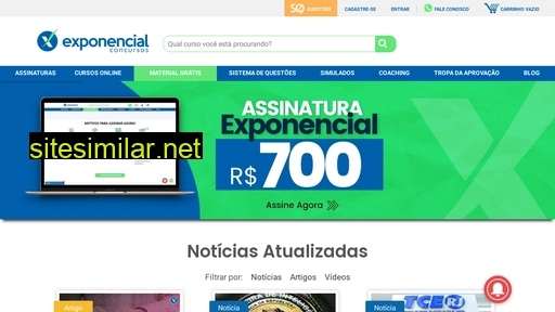 exponencialconcursos.com.br alternative sites