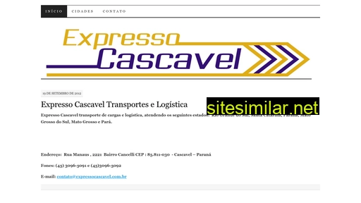 expressocascavel.com.br alternative sites