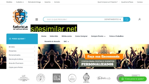 fabricadepersonalizar.com.br alternative sites