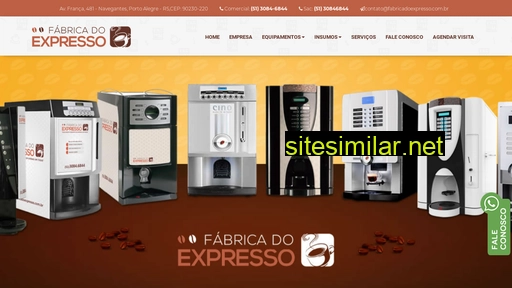 fabricadoexpresso.com.br alternative sites