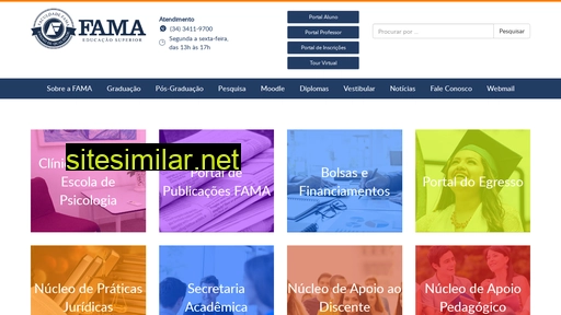facfama.edu.br alternative sites