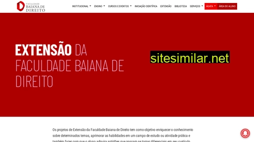 faculdadebaianadedireito.com.br alternative sites