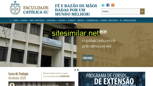 faculdadecatolicasjc.edu.br alternative sites