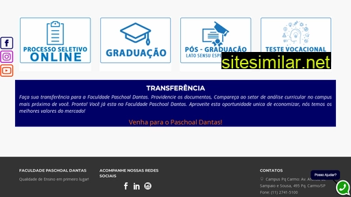 faculdadepaschoaldantas.com.br alternative sites