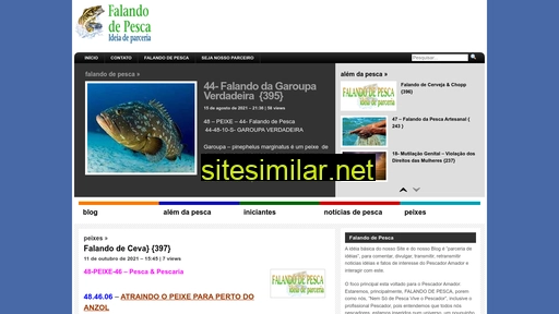falandodepesca.com.br alternative sites