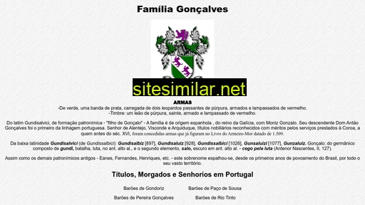 familiagoncalves.com.br alternative sites