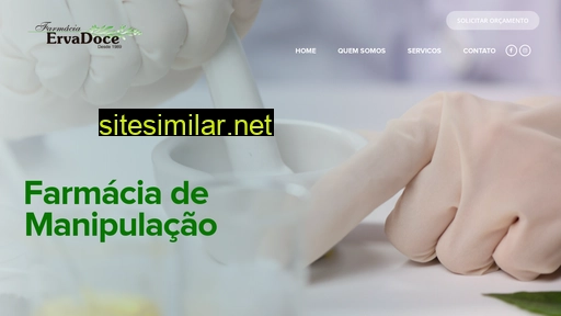 farmaciaervadoce.com.br alternative sites