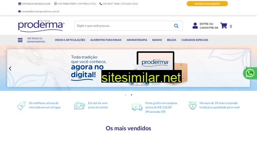 farmaciaproderma.com.br alternative sites