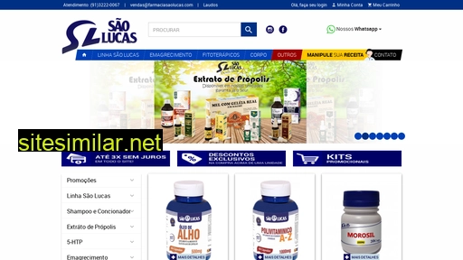 farmaciasaolucas.com.br alternative sites