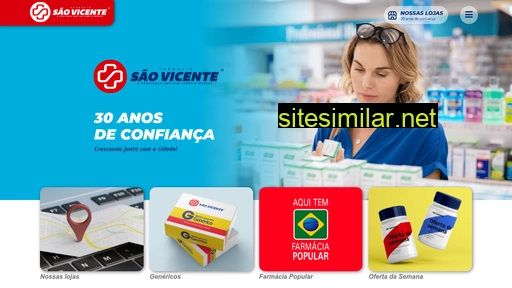 farmaciasaovicente.com.br alternative sites
