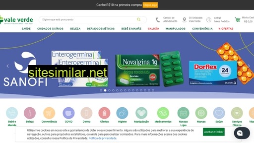 farmaciasvaleverde.com.br alternative sites