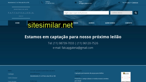 fatcapgaleria.com.br alternative sites