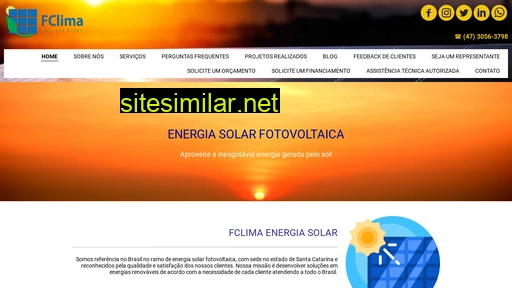fclimasolar.com.br alternative sites