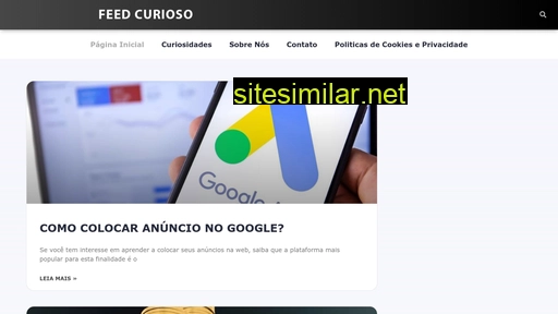 feedcurioso.com.br alternative sites