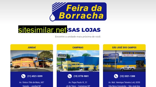 feiradaborracha.com.br alternative sites