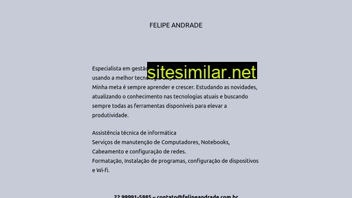 felipeandrade.com.br alternative sites