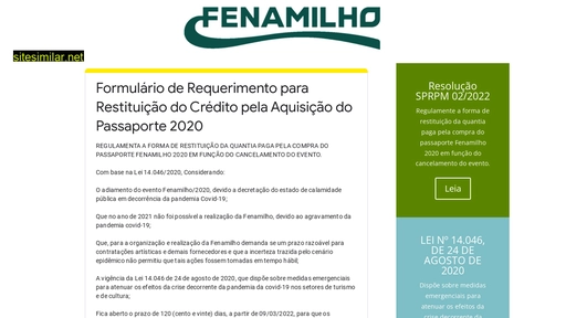 fenamilho.com.br alternative sites