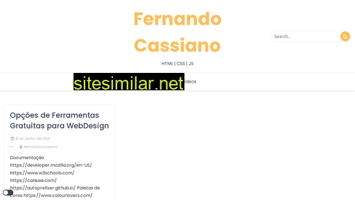 fernandocassiano.com.br alternative sites