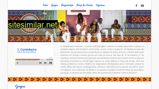festivalabrecaminhos.com.br alternative sites