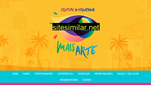 festivalmaisarte.com.br alternative sites