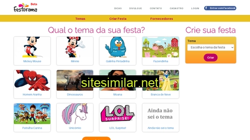 festorama.com.br alternative sites