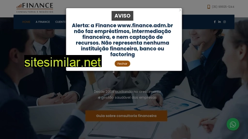 finance.adm.br alternative sites