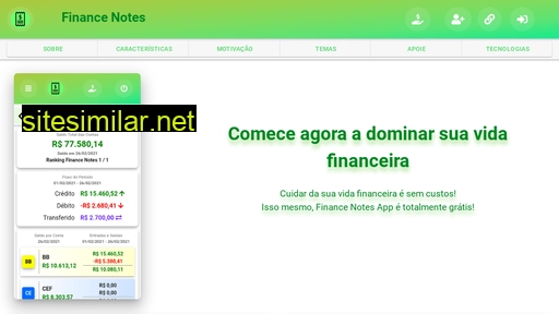 financenotes.com.br alternative sites