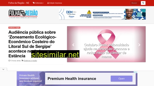 folhadaregiaoonline.com.br alternative sites