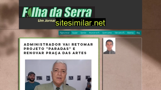 folhadaserradf.com.br alternative sites