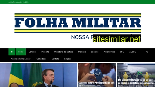 folhamilitar.com.br alternative sites