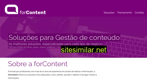 forcontent.com.br alternative sites