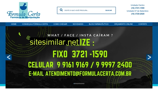 formulacerta.com.br alternative sites