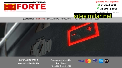fortebaterias.com.br alternative sites