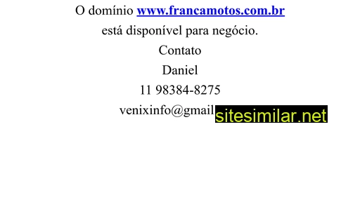 francamotos.com.br alternative sites