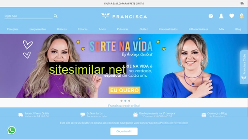 franciscajoias.com.br alternative sites