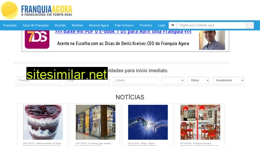 franquiaagora.com.br alternative sites