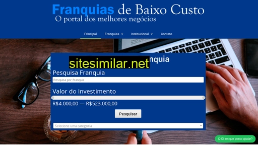 franquiasdebaixocusto.com.br alternative sites